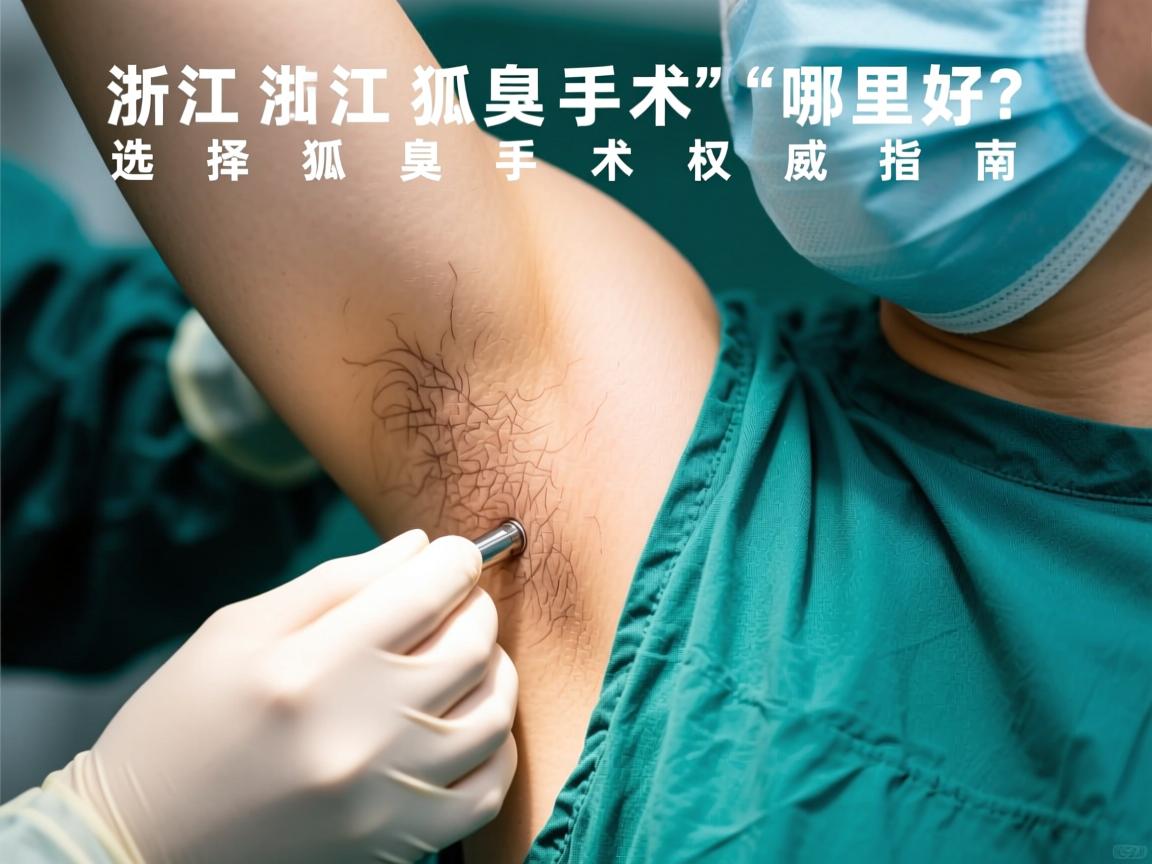 浙江狐臭手术哪里好？选择狐臭手术的权威指南