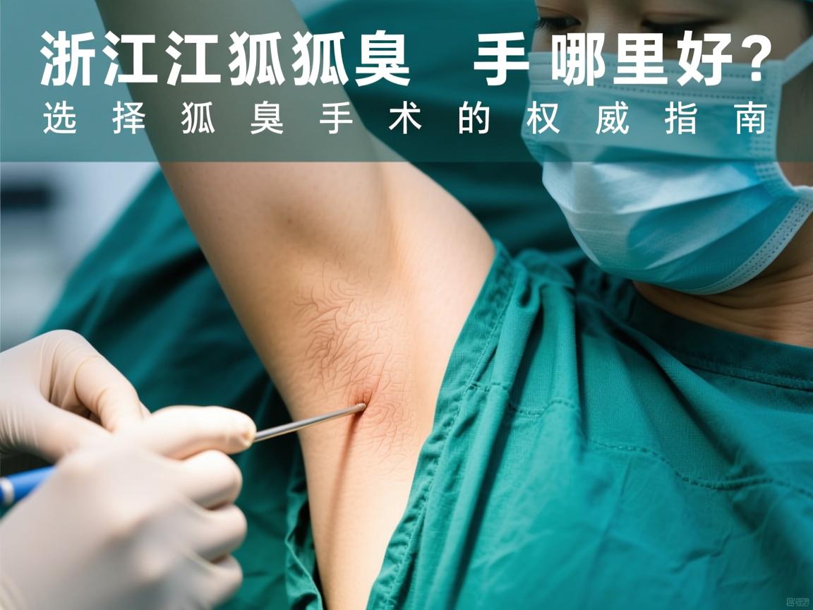 浙江狐臭手术哪里好？选择狐臭手术的权威指南