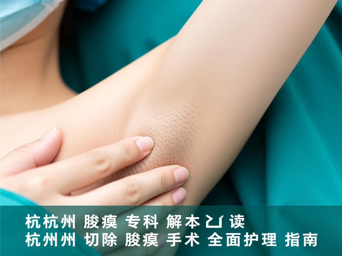 杭州腋臭专科解读，杭州切除腋臭手术的全面护理指南