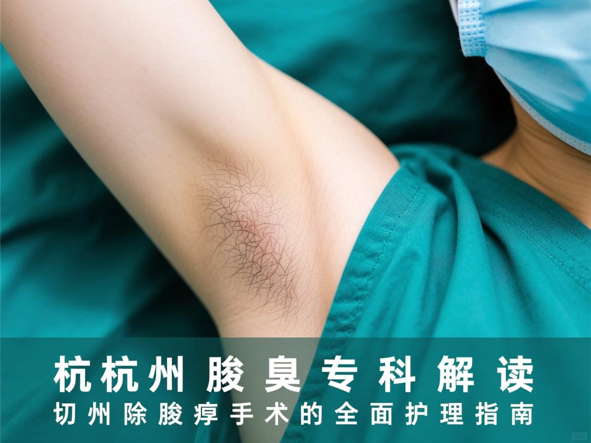 杭州腋臭专科解读，杭州切除腋臭手术的全面护理指南