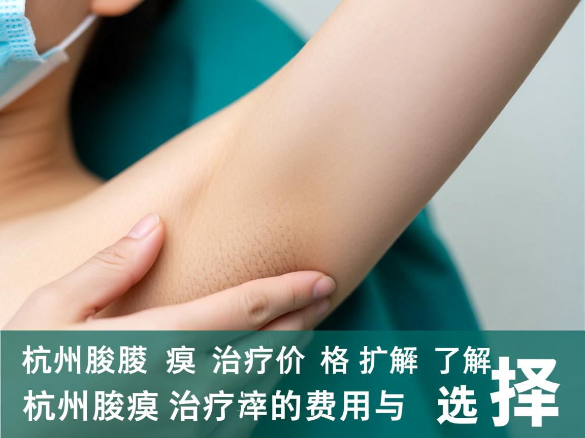 杭州腋臭治疗价格解析，了解杭州腋臭治疗的费用与选择