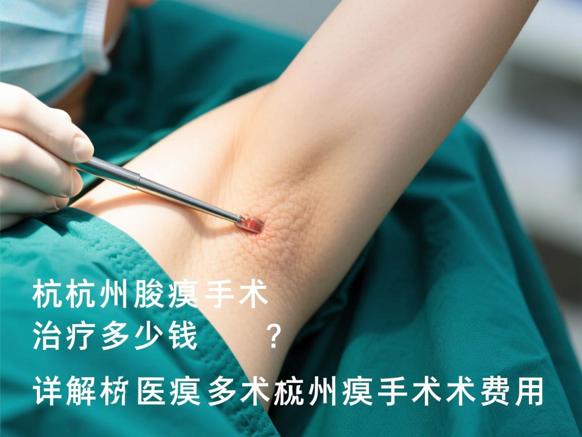 杭州腋臭手术治疗多少钱？详解杭州腋臭手术费用