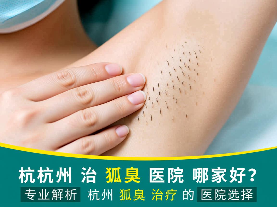 杭州治疗狐臭医院哪家好？专业解析杭州狐臭治疗的医院选择