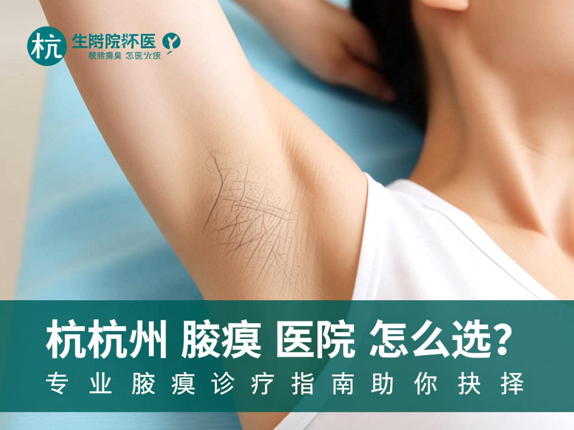 杭州腋臭医院怎么选？专业腋臭诊疗指南助你抉择