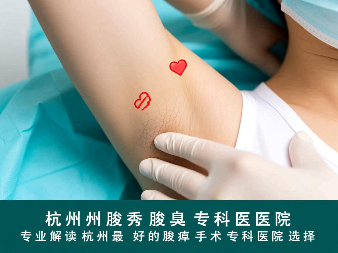 杭州腋秀腋臭专科医院，专业解读杭州最好的腋臭手术专科医院选择