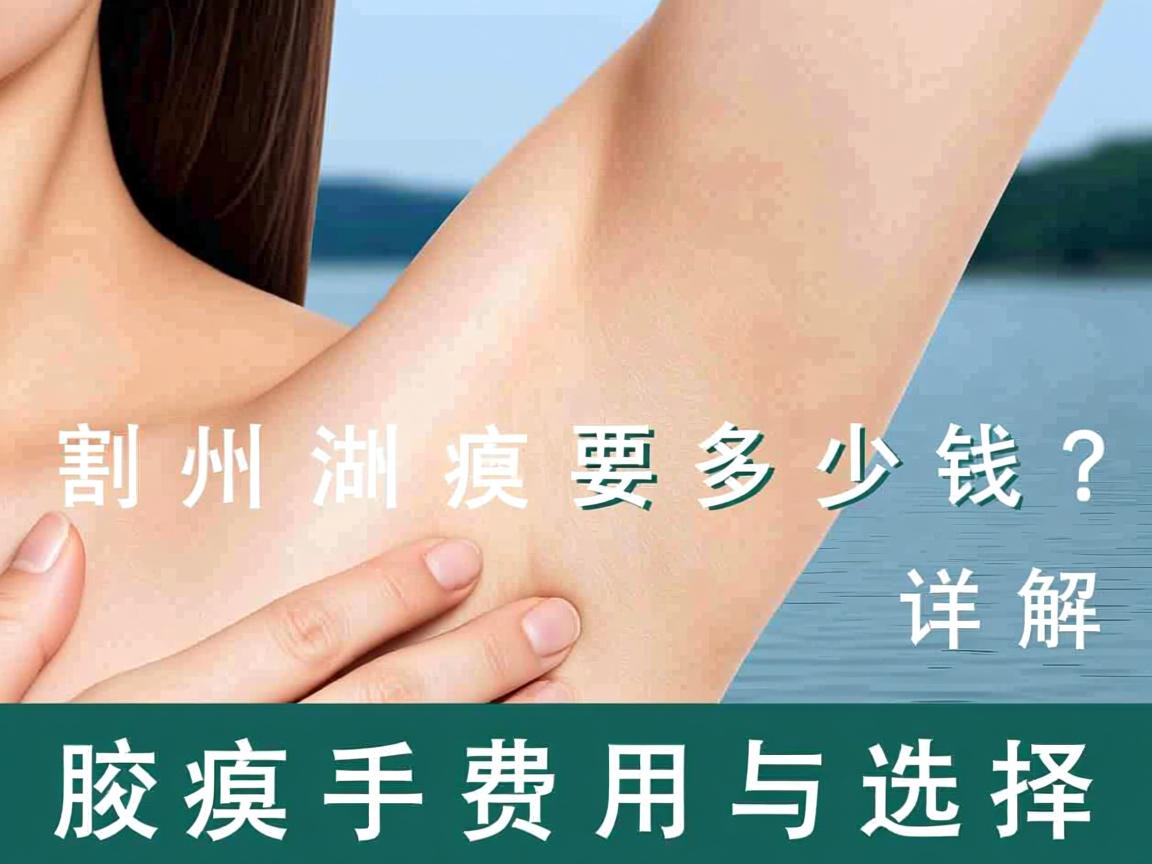 湖州割腋臭要多少钱？详解湖州腋臭手术费用与选择
