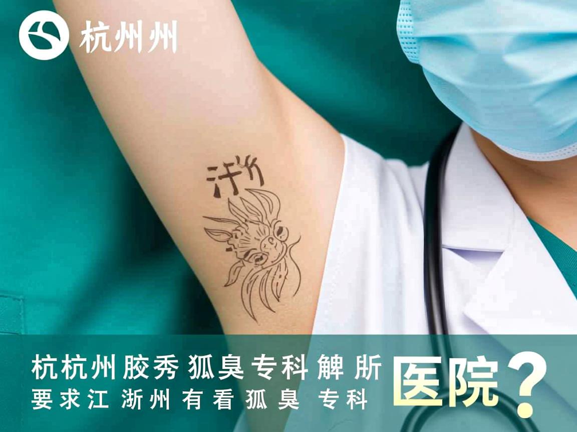 杭州腋秀狐臭专科解析，浙江湖州有看狐臭专科医院吗？