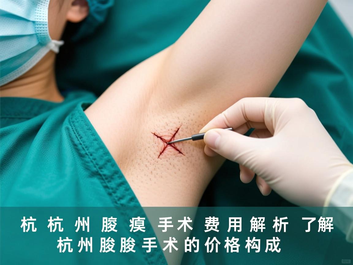 杭州腋臭手术费用解析，了解杭州腋臭手术的价格构成