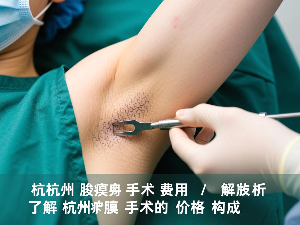 杭州腋臭手术费用解析，了解杭州腋臭手术的价格构成