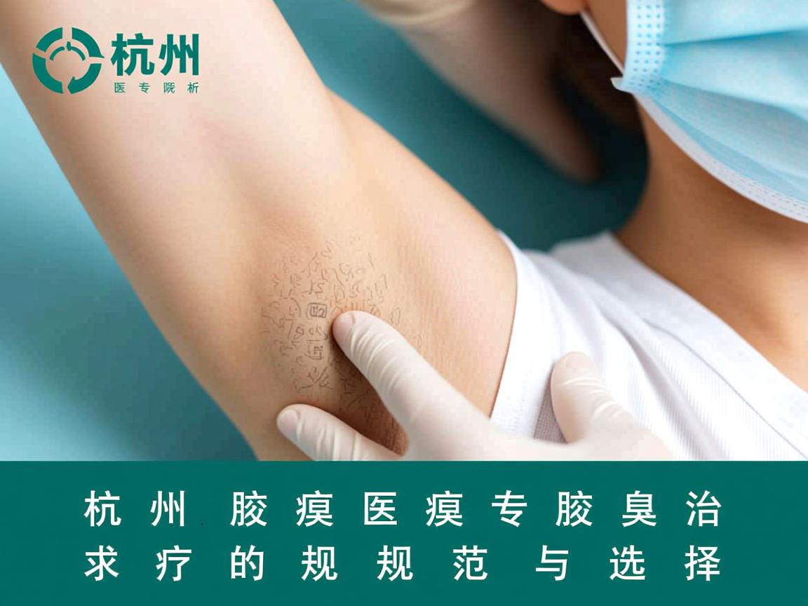 杭州腋臭医院专业解析，杭州腋臭治疗的规范与选择