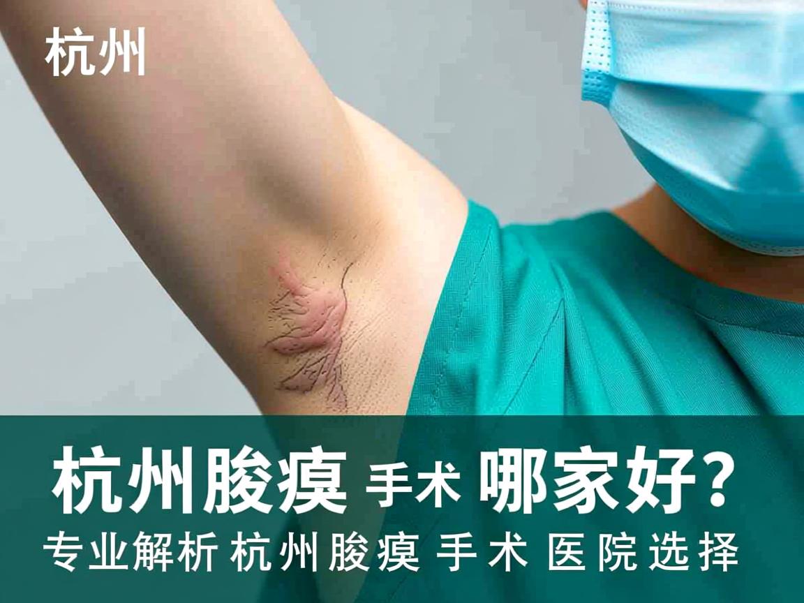 杭州腋臭手术哪家好？专业解析杭州腋臭手术医院选择