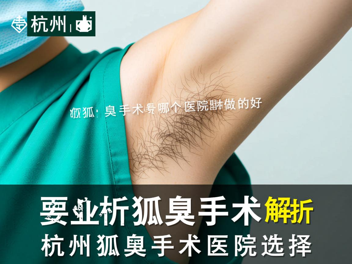 杭州狐臭手术哪个医院做的好，专业解析杭州狐臭手术医院选择