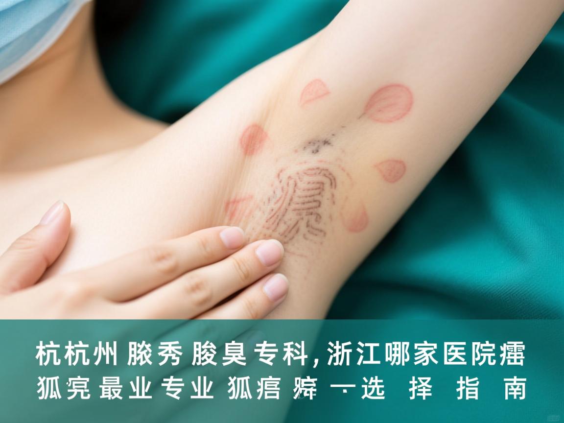 杭州腋秀腋臭专科，浙江哪家医院看狐臭最专业，专业狐臭医院选择指南