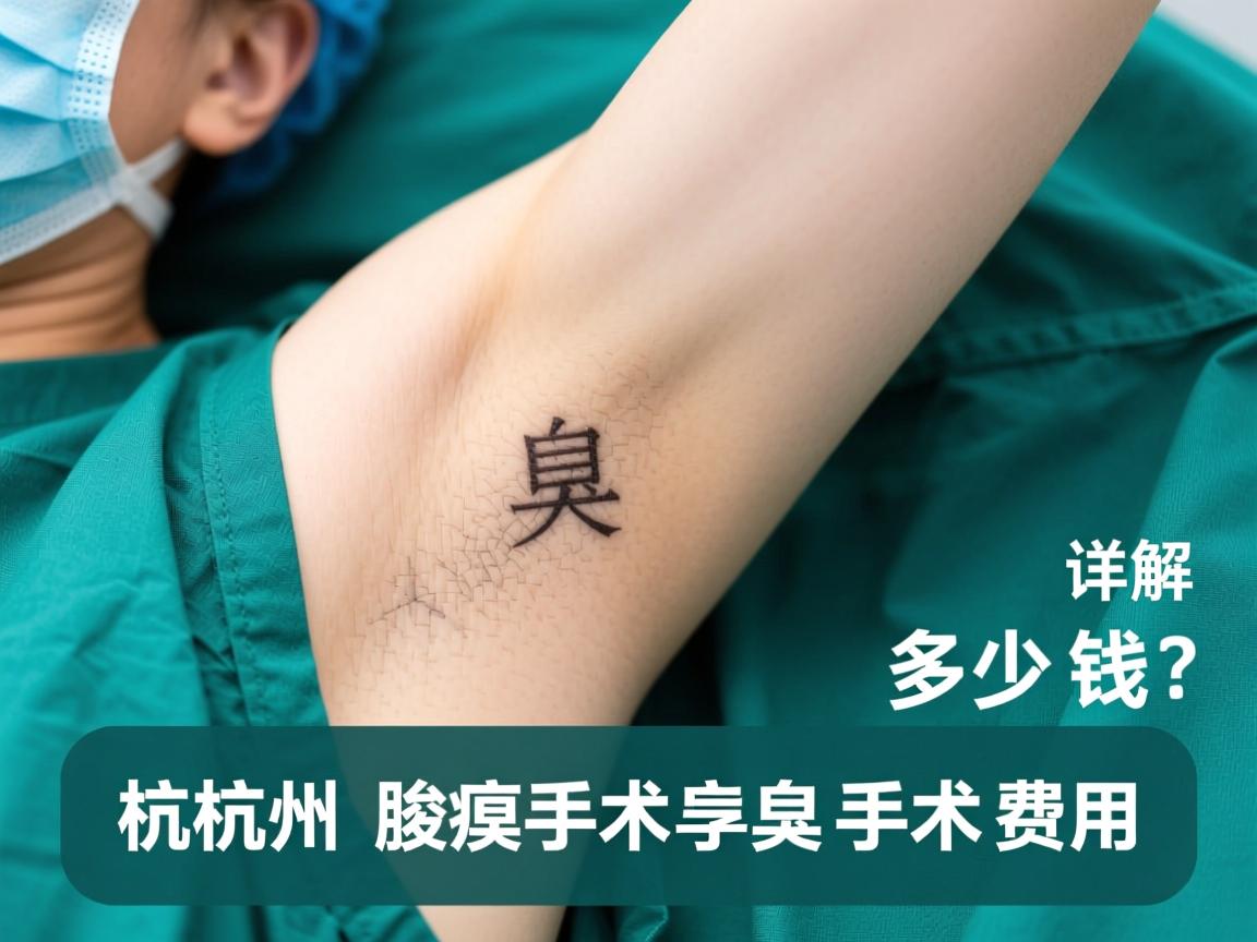 杭州腋臭手术多少钱?详解杭州腋臭手术费用 杭州腋臭手术多少钱?详解杭州腋臭手术费用