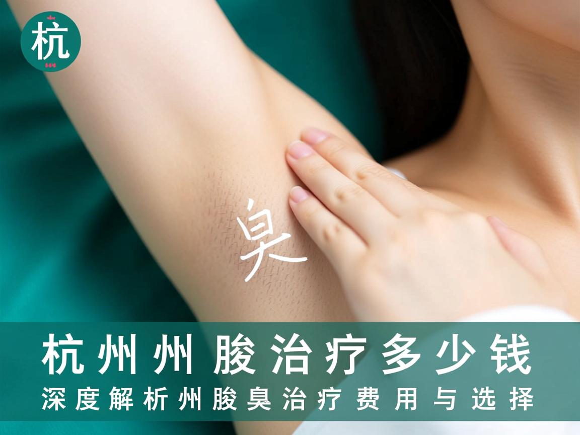 杭州腋臭治疗多少钱，深度解析杭州腋臭治疗费用与选择