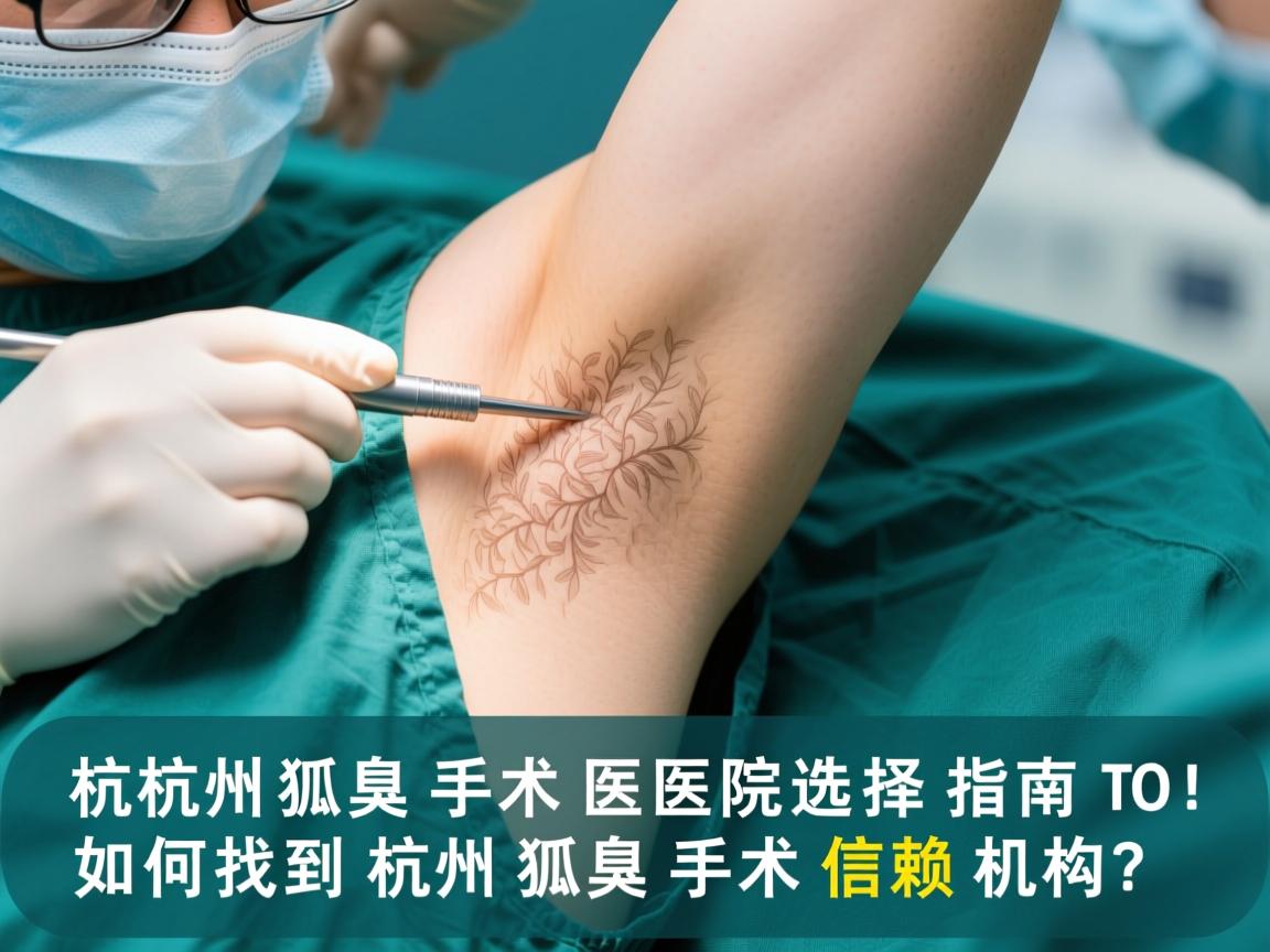 杭州狐臭手术医院选择指南,如何找到杭州狐臭手术信赖机构 杭州狐臭手术医院选择指南,如何找到杭州狐臭手术信赖机构