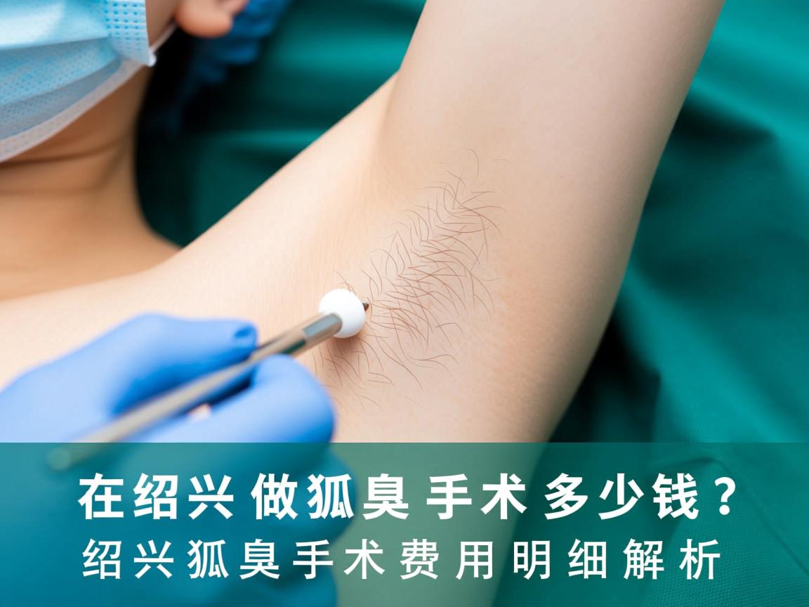 在绍兴做狐臭手术多少钱？绍兴狐臭手术费用明细解析