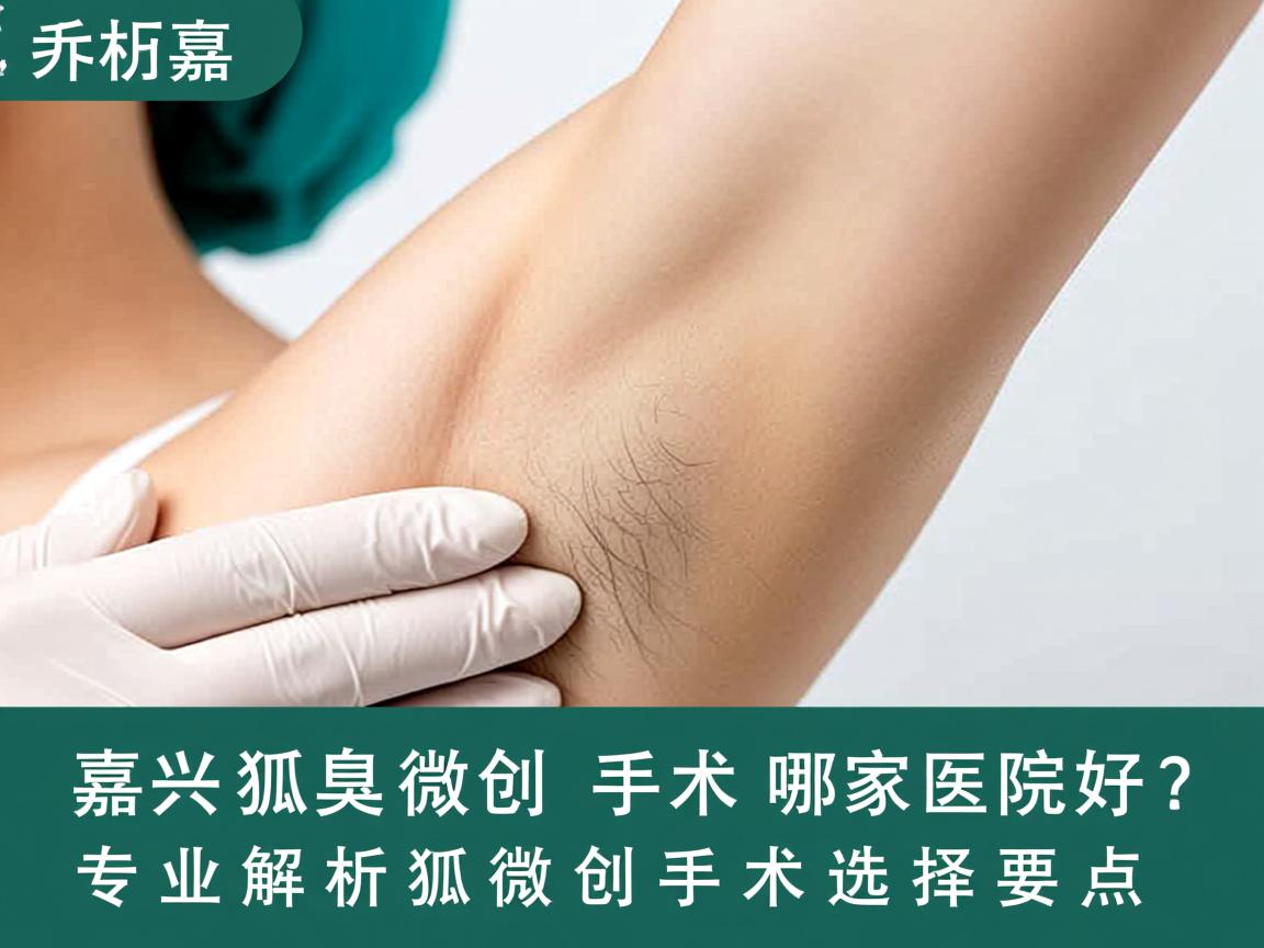 嘉兴狐臭微创手术哪家医院好？专业解析狐臭微创手术选择要点