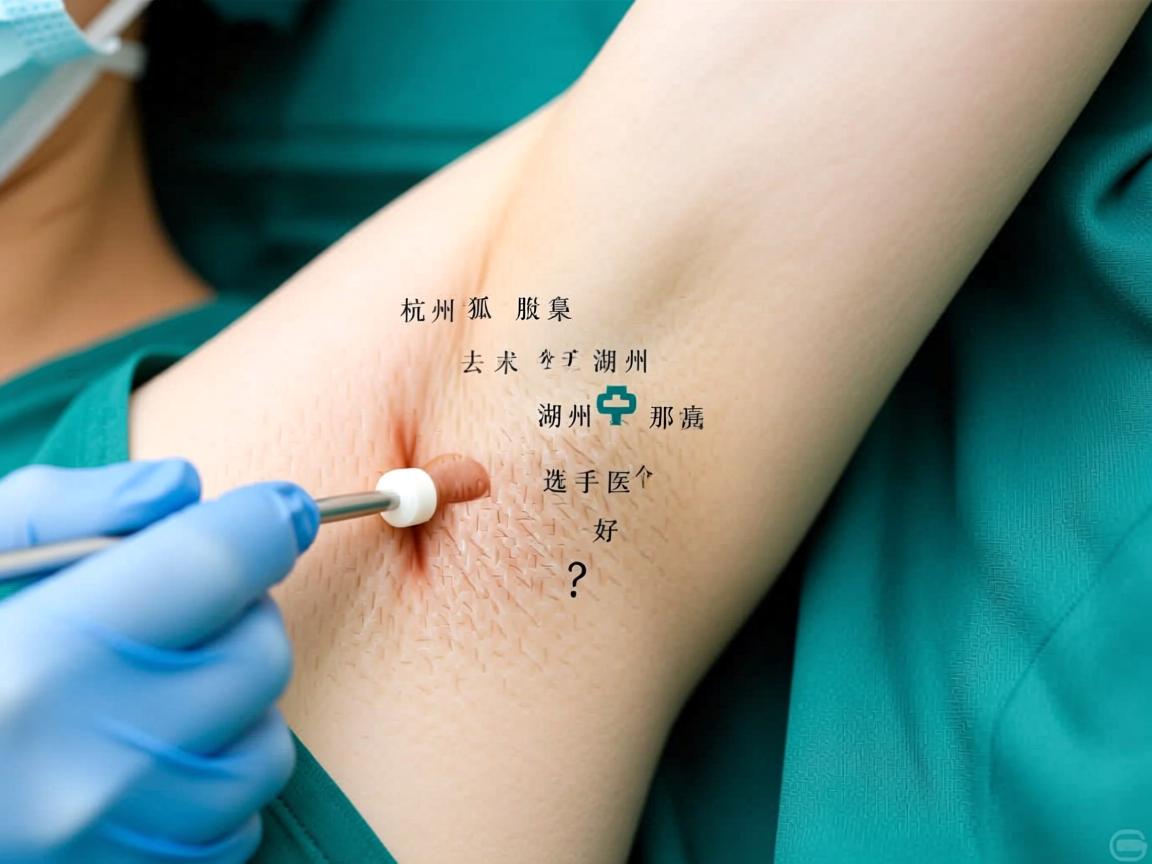杭州腋秀解析，去狐臭手术去湖州那个医院好？湖州狐臭医院选择指南