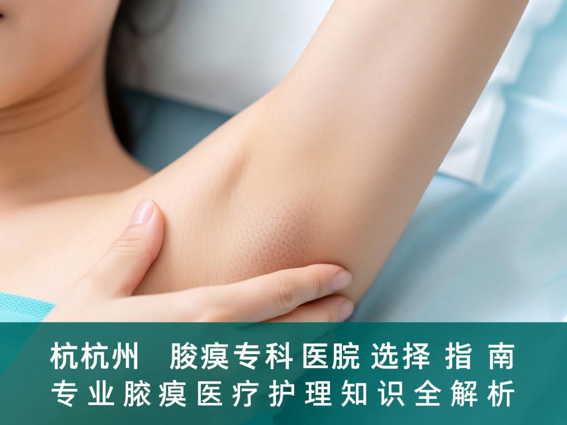 杭州腋臭专科医院选择指南，专业腋臭医疗护理知识全解析