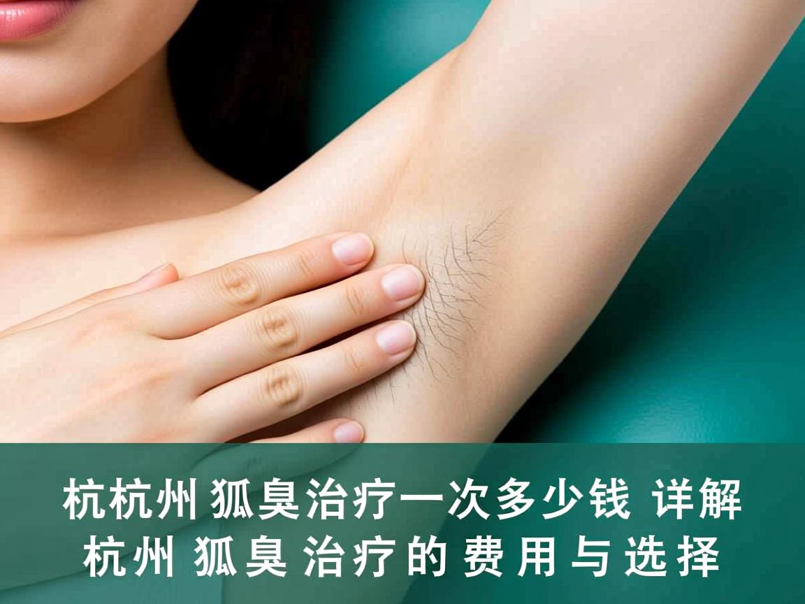 杭州狐臭治疗一次多少钱，详解杭州狐臭治疗的费用与选择