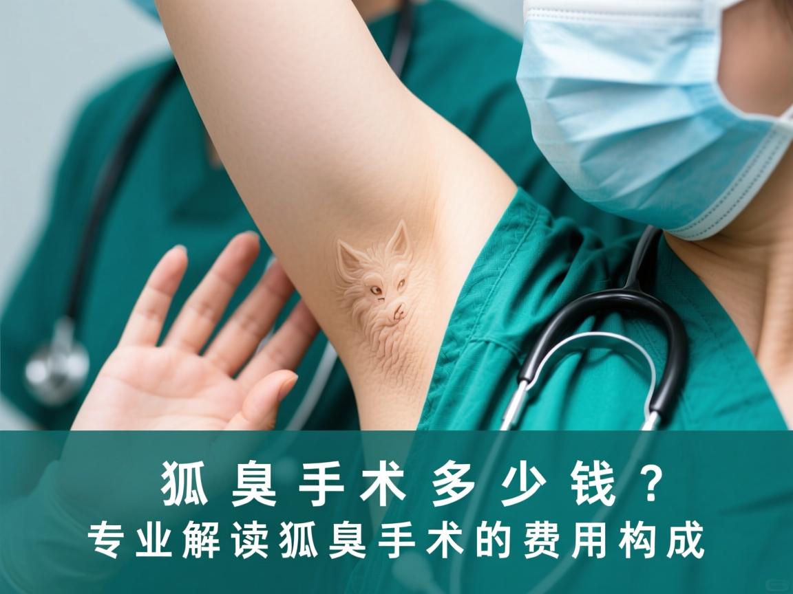 狐臭手术多少钱？专业解读狐臭手术的费用构成
