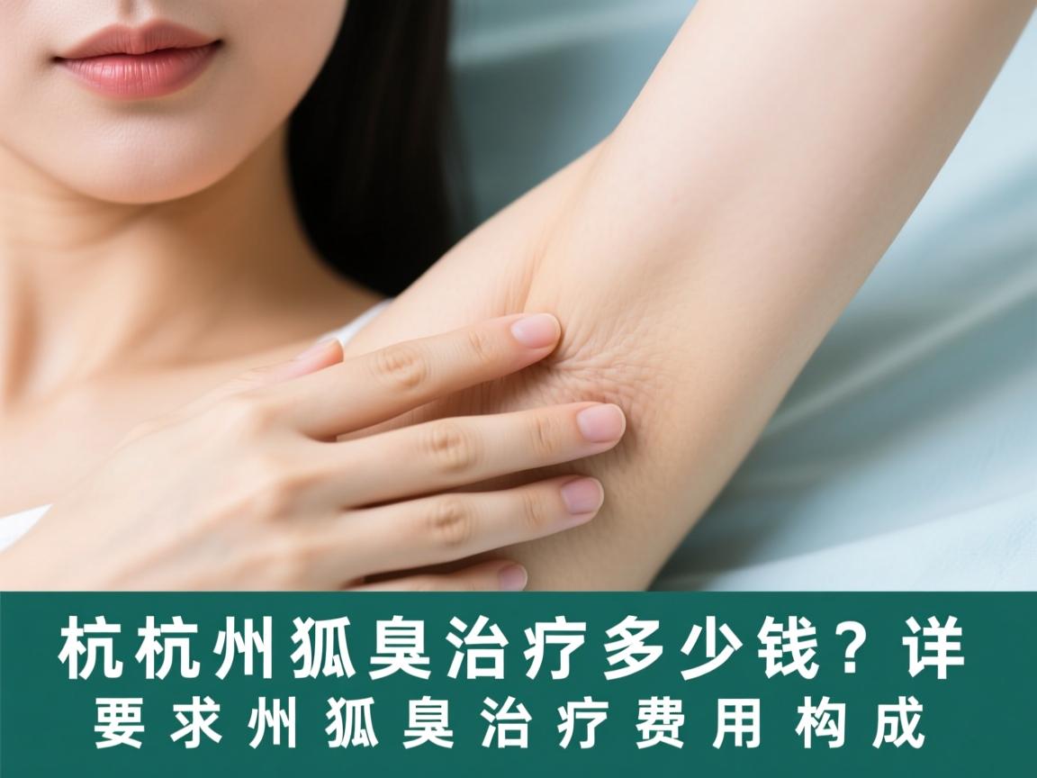 杭州狐臭治疗多少钱？详解杭州狐臭治疗费用构成