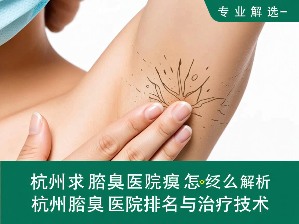 杭州腋臭医院怎么选，专业解析杭州腋臭医院排名与治疗技术