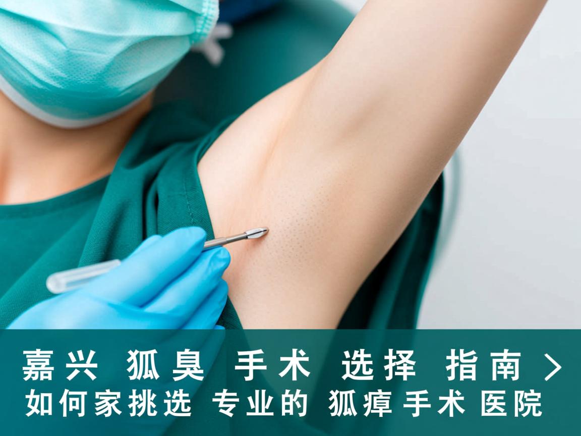 嘉兴狐臭手术选择指南，如何挑选专业的狐臭手术医院
