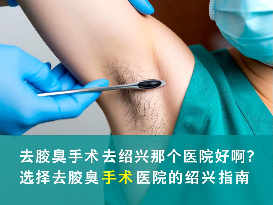 去腋臭手术去绍兴那个医院好啊？选择去腋臭手术医院的绍兴指南