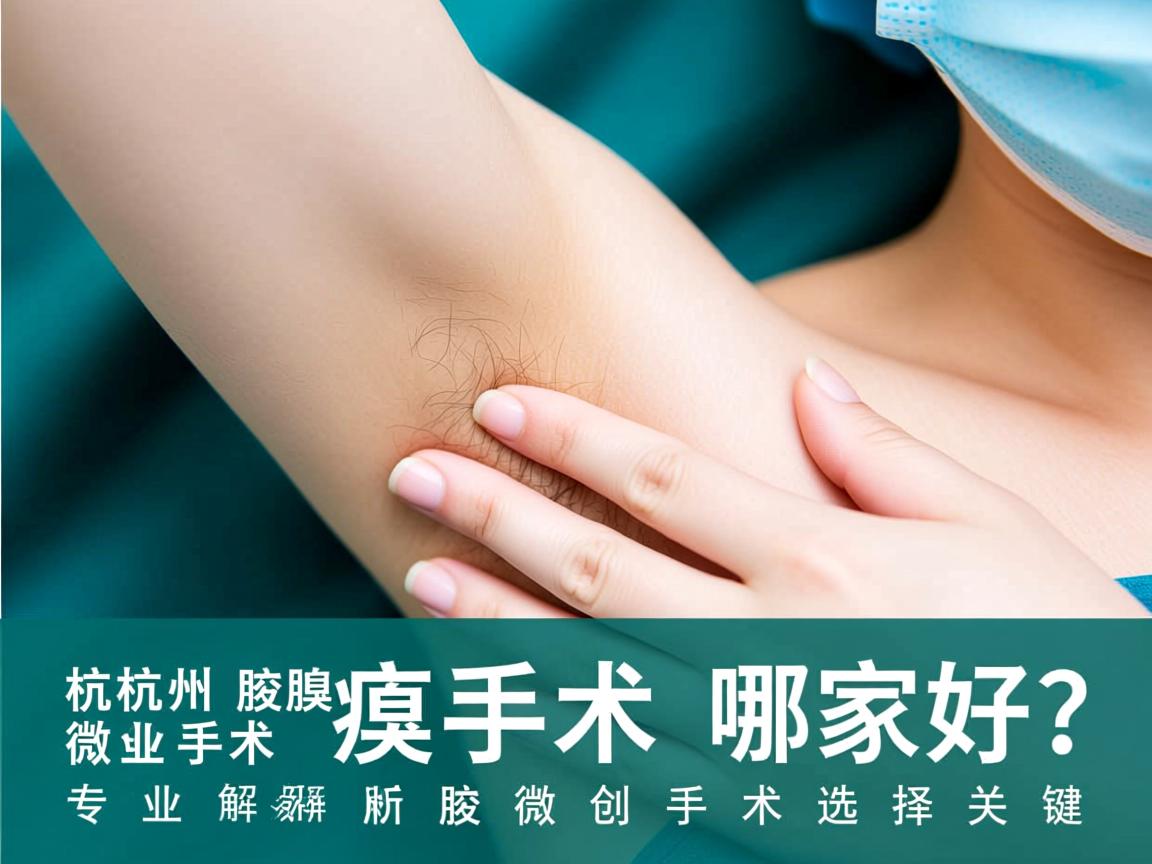 杭州腋臭微创手术哪家好?专业解析杭州腋臭微创手术选择关键 杭州腋臭微创手术哪家好?专业解析杭州腋臭微创手术选择关键