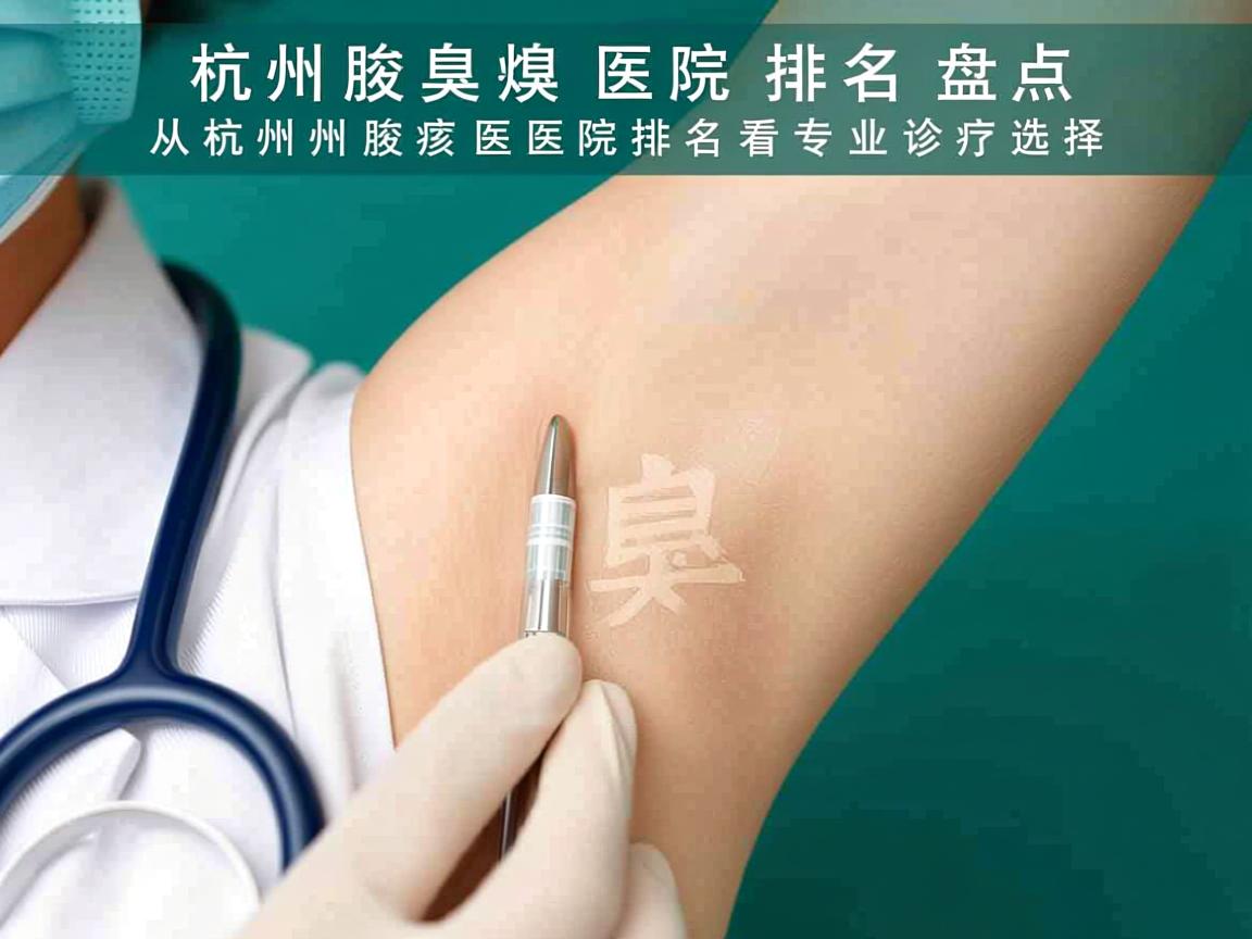 杭州腋臭医院排名盘点，从杭州腋臭医院排名看专业诊疗选择