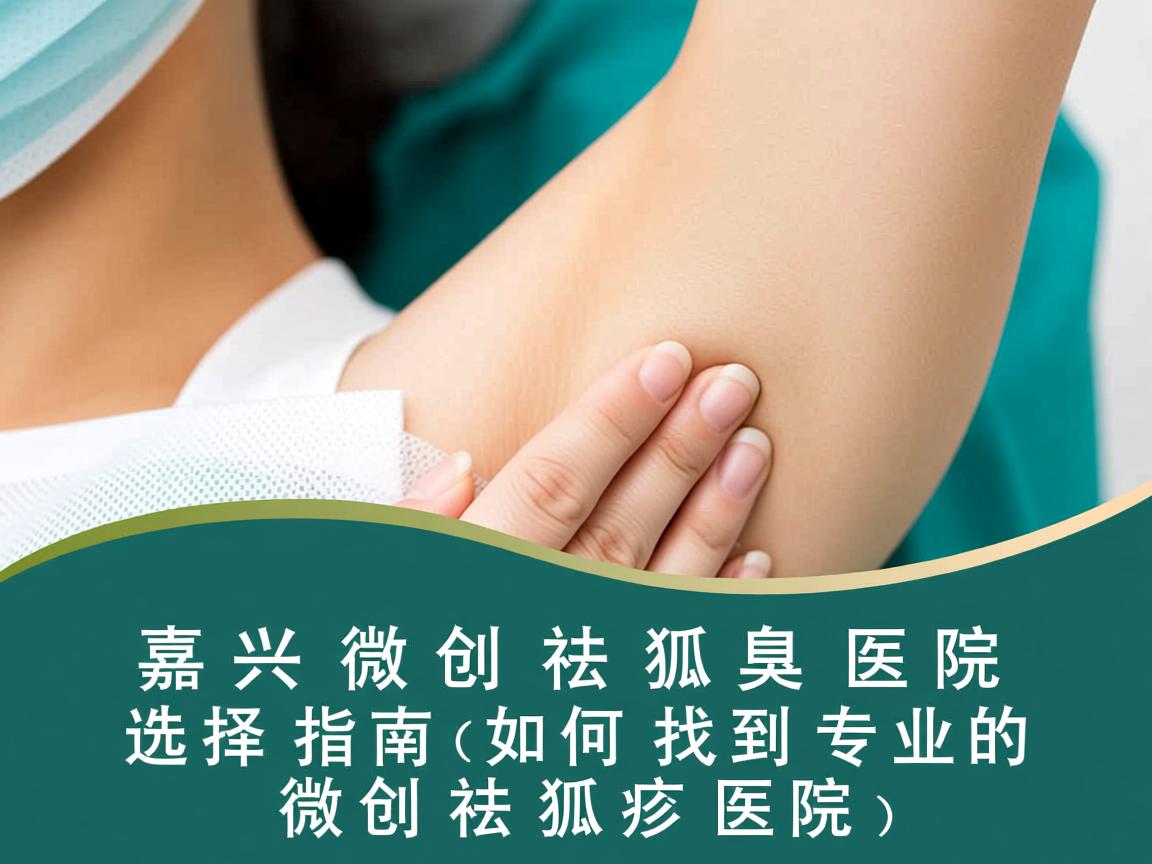 嘉兴微创祛狐臭医院选择指南，如何找到专业的微创祛狐臭医院
