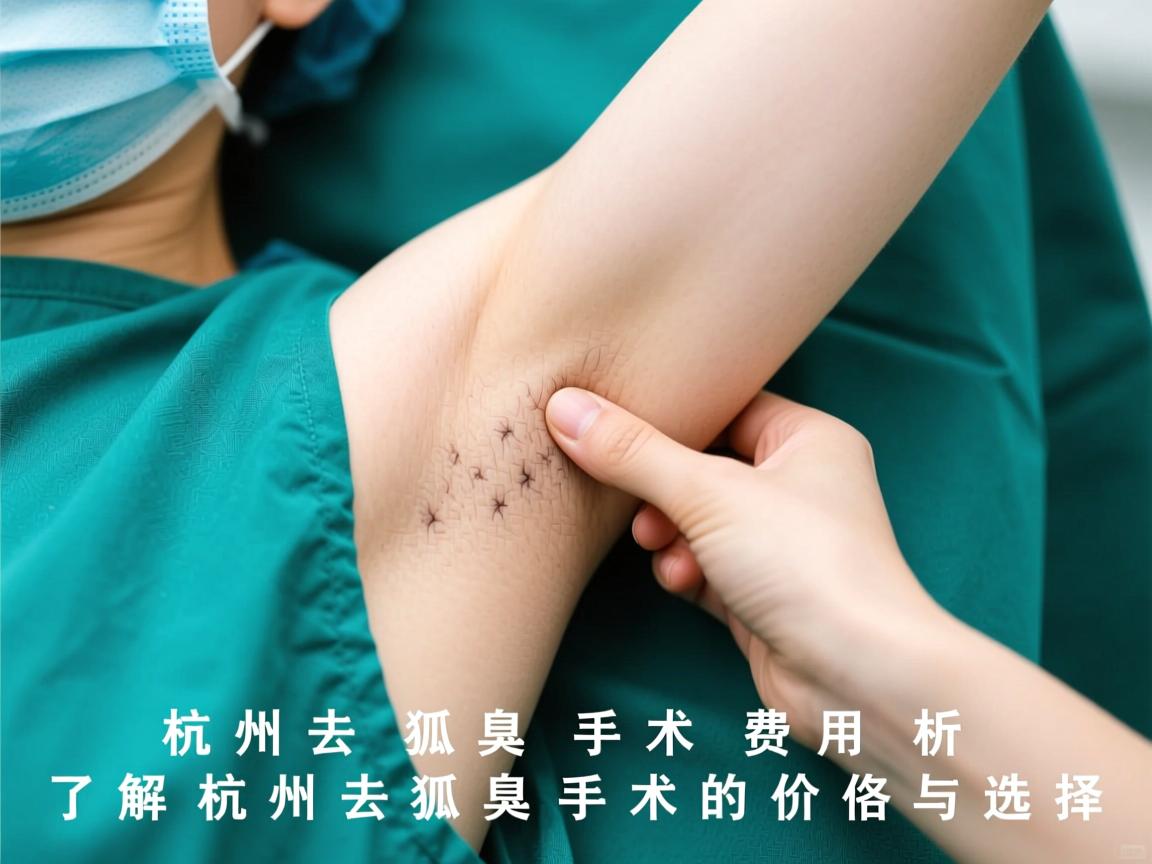 杭州去狐臭手术费用解析，了解杭州去狐臭手术的价格与选择