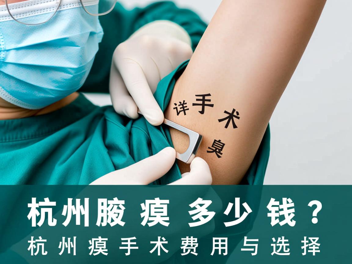 杭州腋臭手术多少钱？详解杭州腋臭手术费用与选择