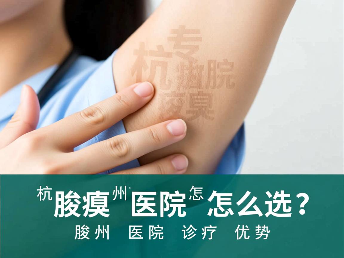 杭州腋臭医院怎么选？专业解析杭州腋臭医院的诊疗优势