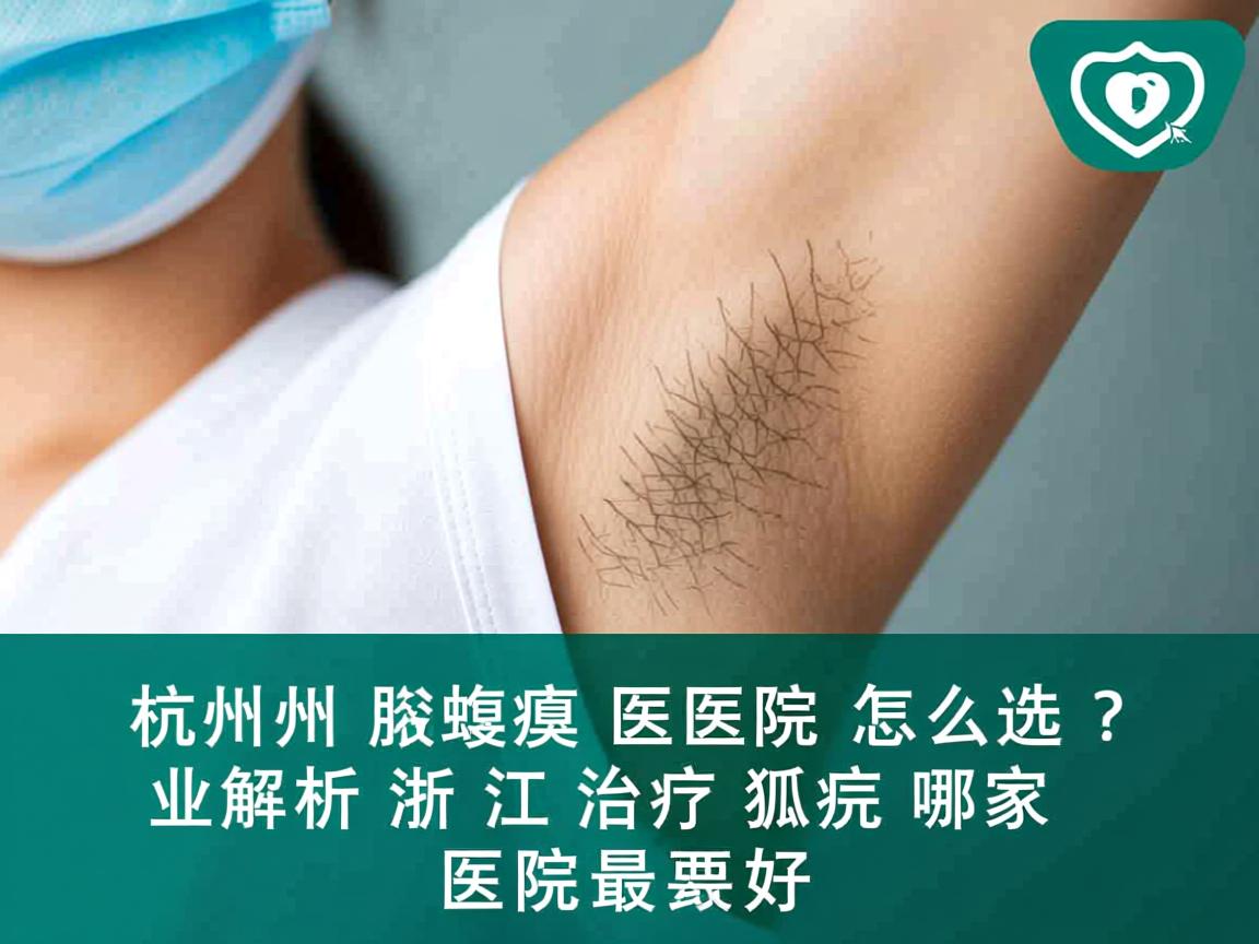 杭州腋臭医院怎么选？专业解析浙江治疗狐臭哪家医院最好