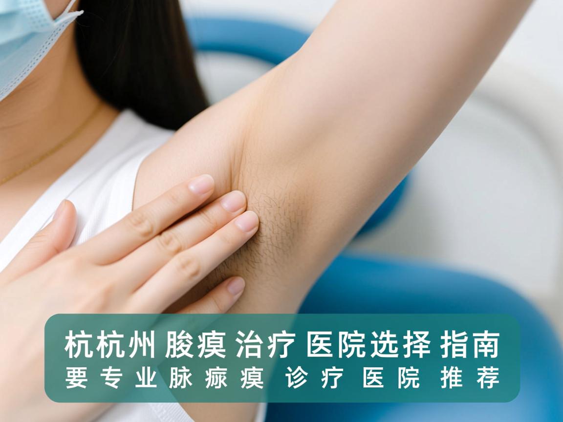 杭州腋臭治疗医院选择指南，专业腋臭诊疗医院推荐