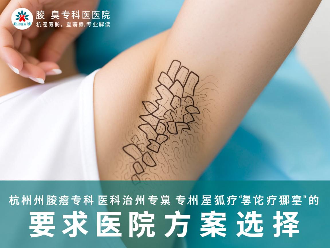 杭州腋臭专科医院,专业解读杭州专科治疗狐臭的医院方案选择 杭州腋臭专科医院,专业解读杭州专科治疗狐臭的医院方案选择