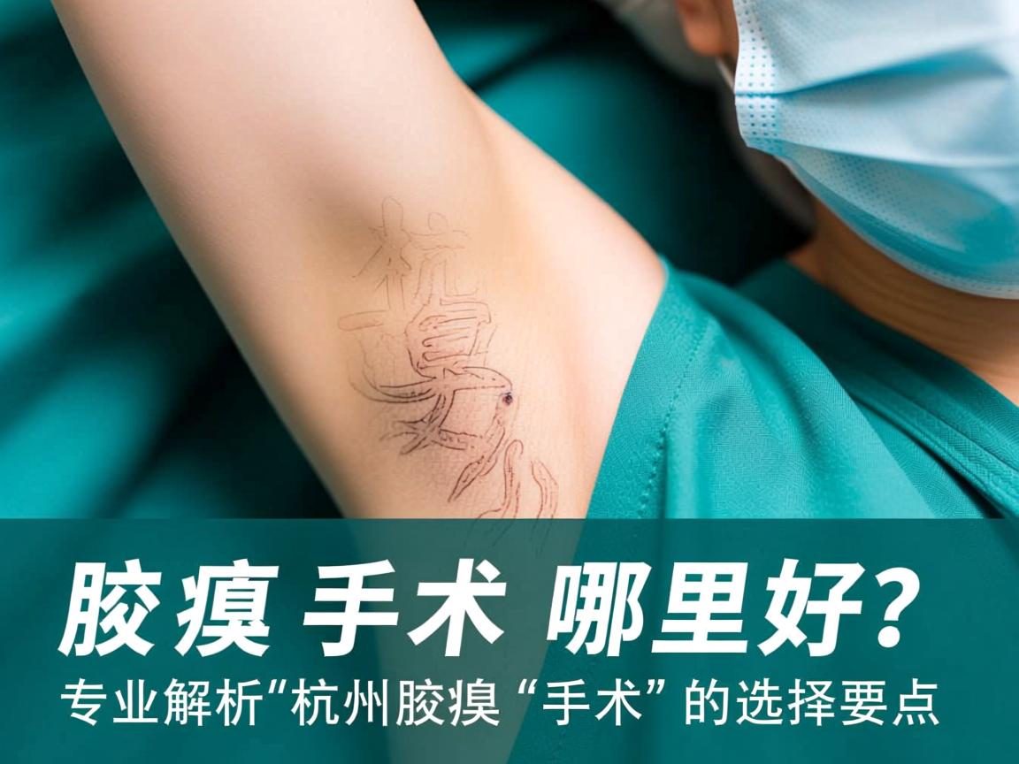 杭州腋臭手术哪里好？专业解析杭州腋臭手术的选择要点