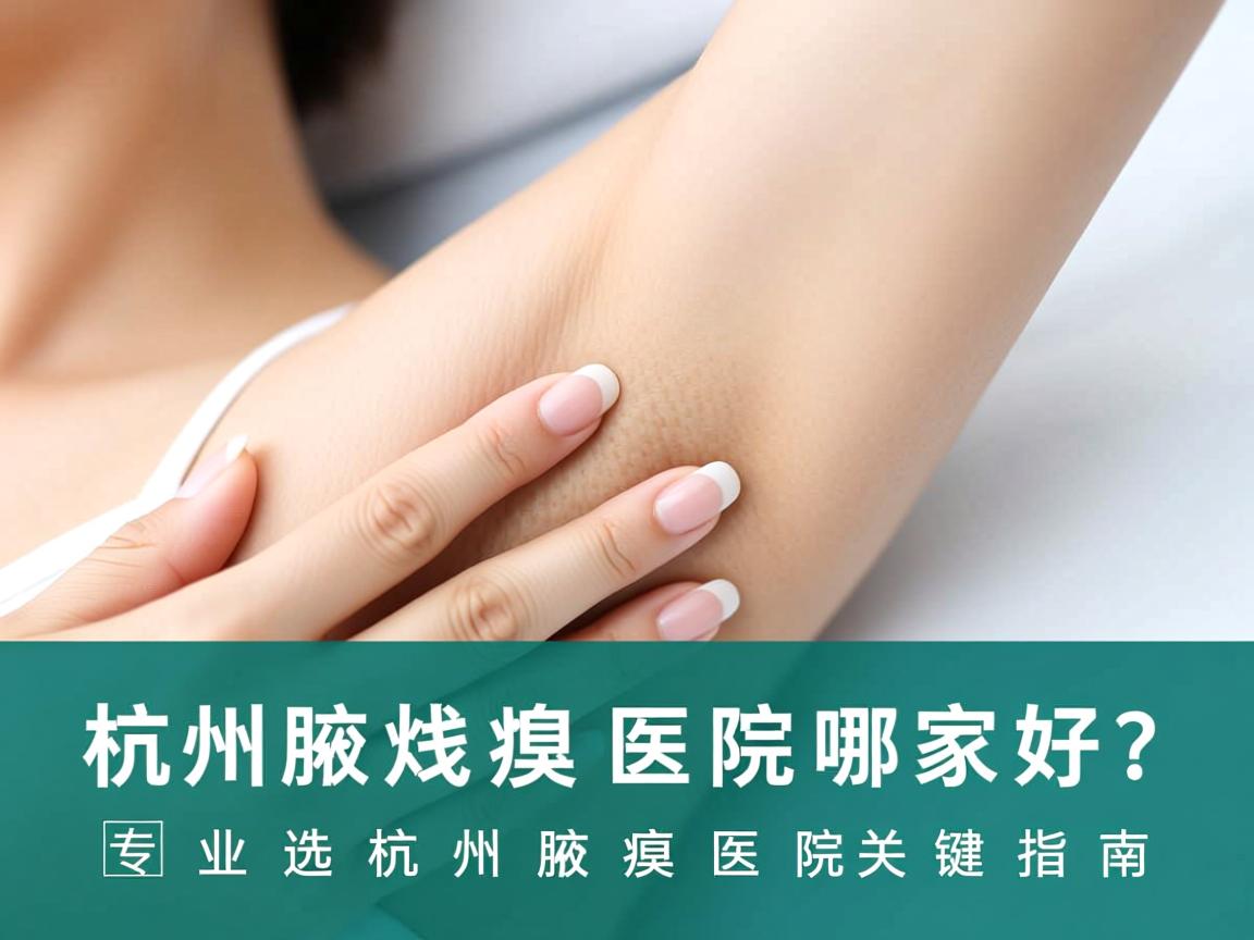 杭州腋臭医院哪家好？专业选择杭州腋臭医院的关键指南