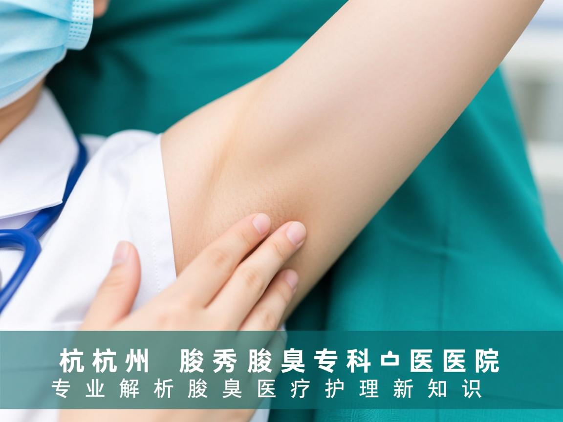 杭州腋秀腋臭专科医院，专业解析腋臭医疗护理新知识