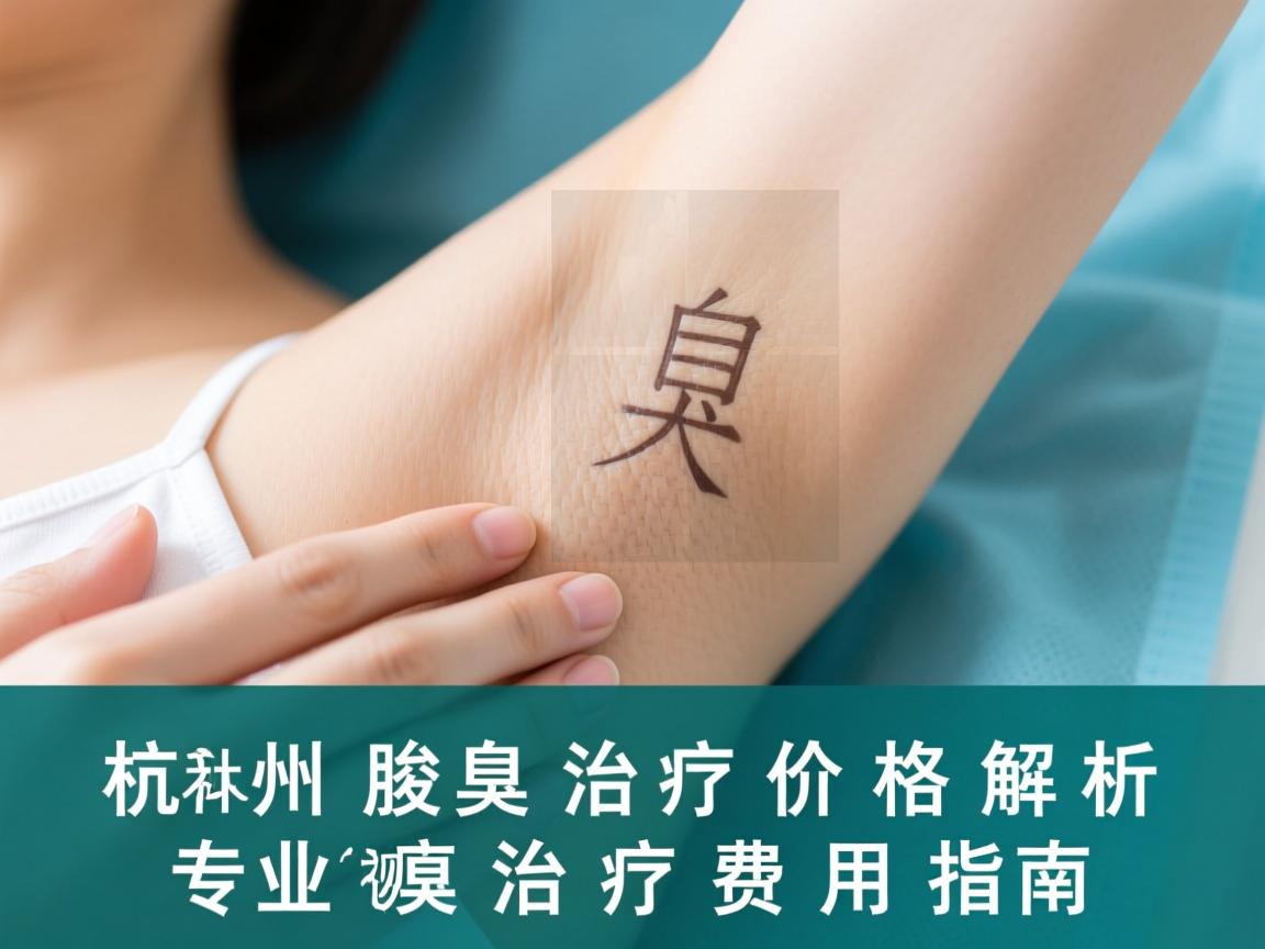 杭州腋臭治疗价格解析，专业视角下的腋臭治疗费用指南
