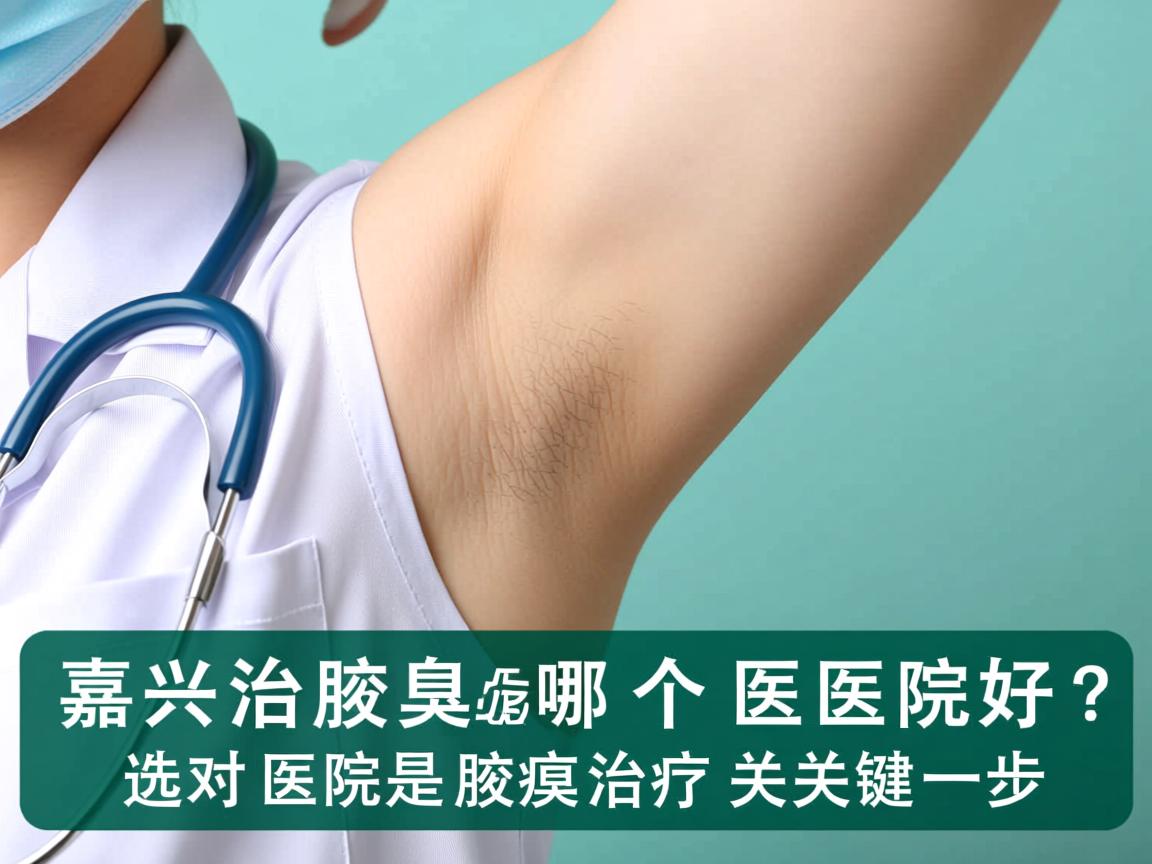 嘉兴治腋臭哪个医院好？选对医院是腋臭治疗的关键一步