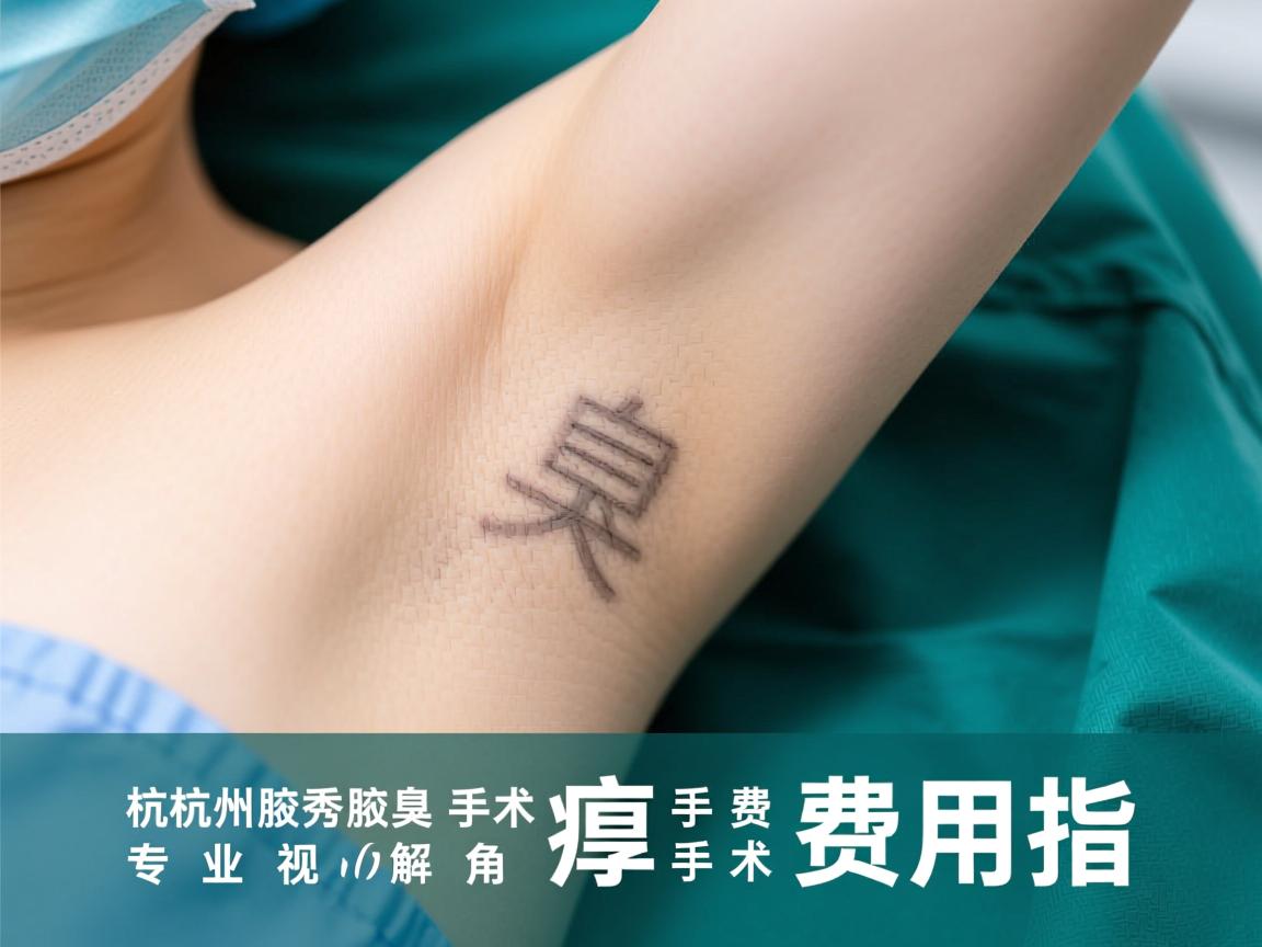杭州腋秀腋臭手术费用解析，专业视角下的腋臭手术费用指南