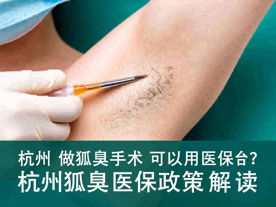 在杭州做狐臭手术可以用医保吗？杭州狐臭医保政策解读