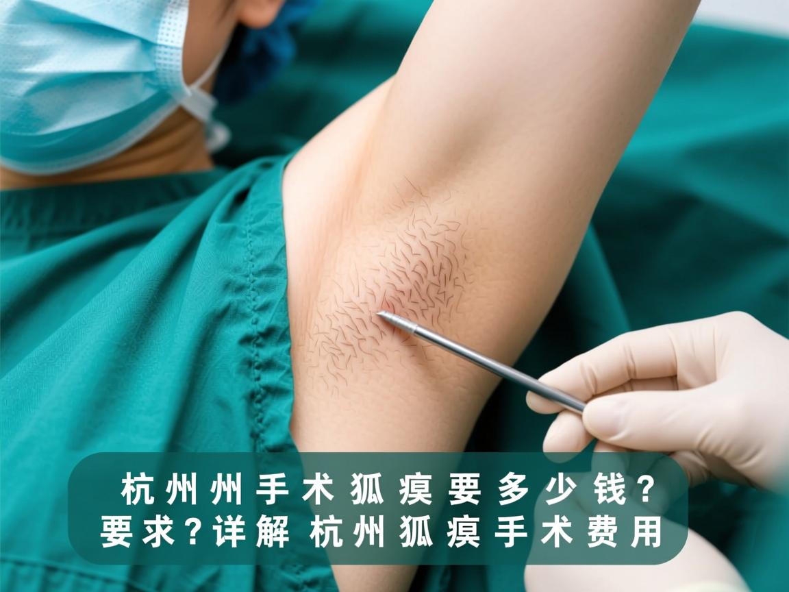 杭州手术狐臭要多少钱？详解杭州狐臭手术费用