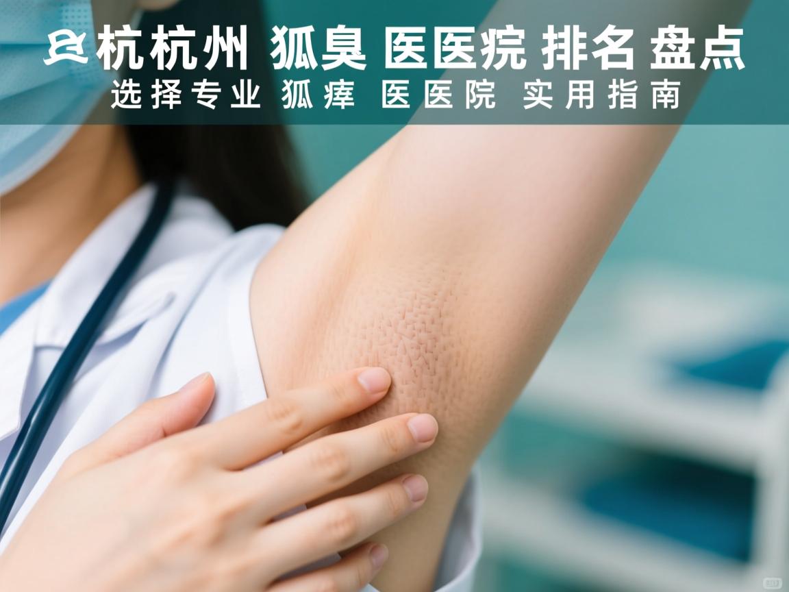 杭州狐臭医院排名盘点，选择专业狐臭医院的实用指南