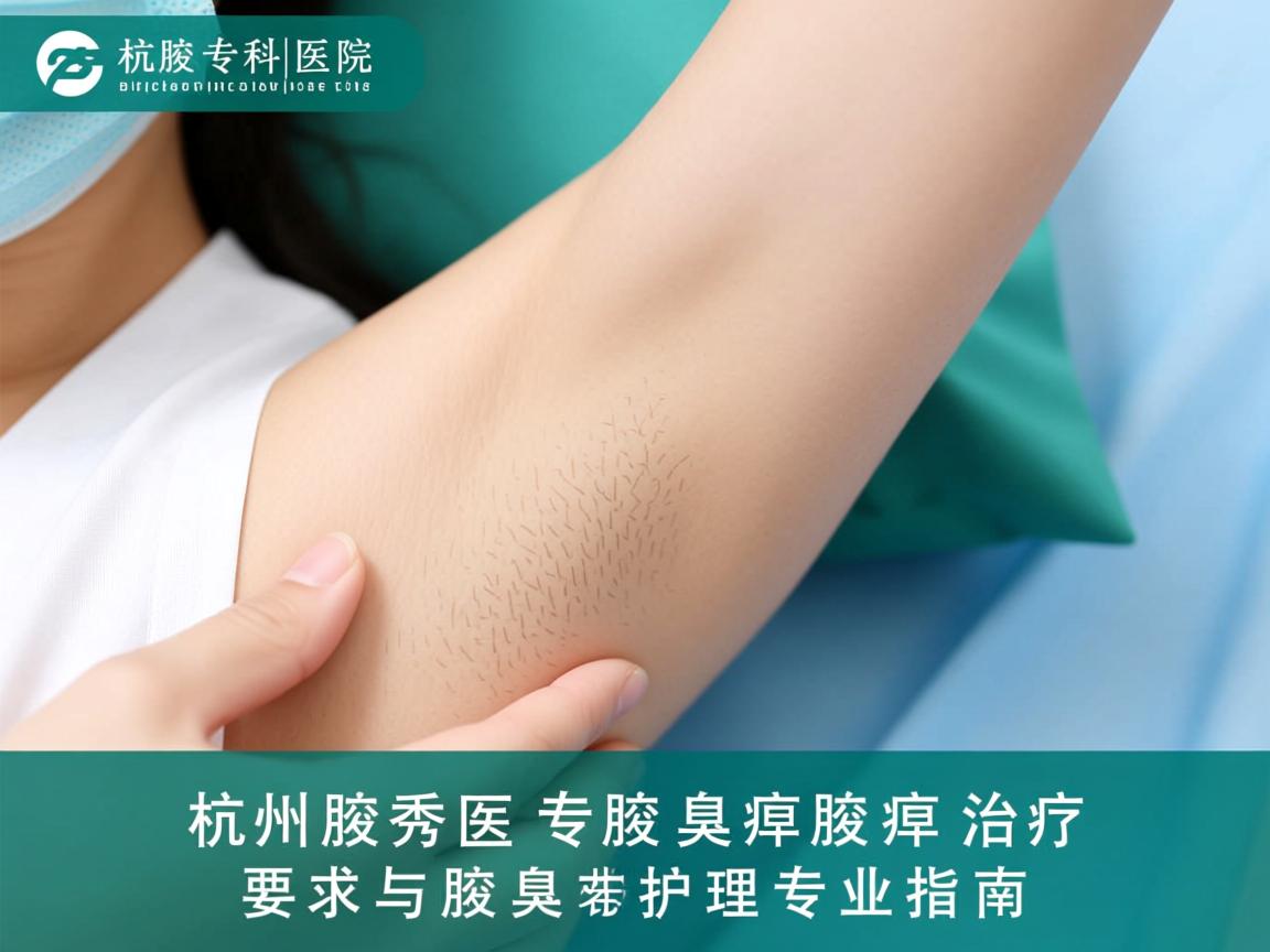杭州腋秀腋臭专科医院，腋臭治疗与腋臭护理的专业指南