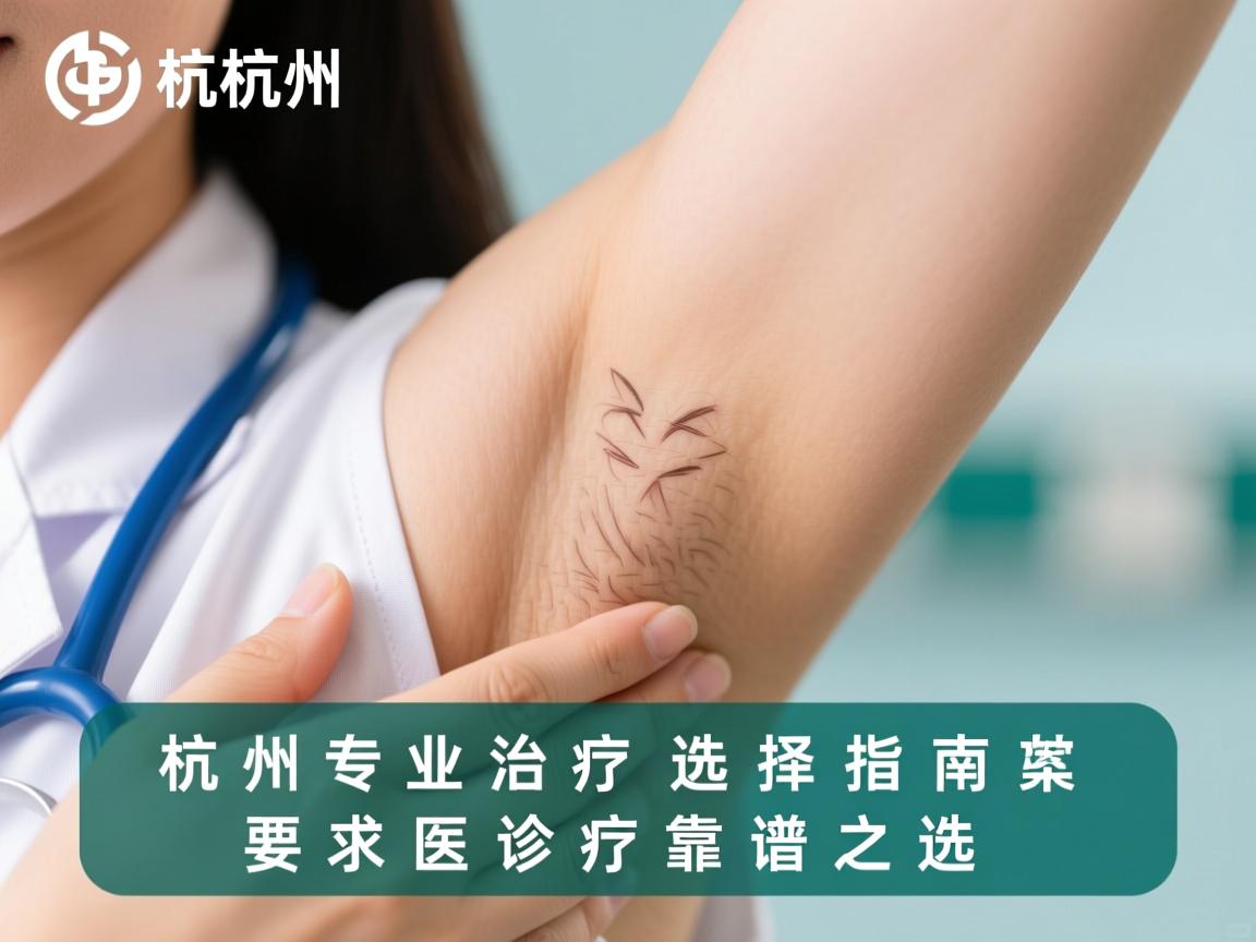 杭州腋臭治疗医院选择指南，专业腋臭诊疗的靠谱之选